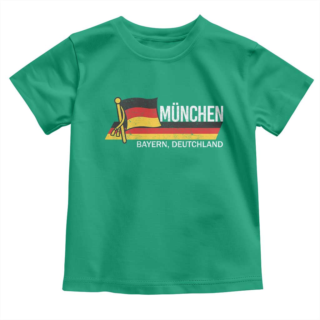 Munchen Bayern German Heritage Pride Germany Flag Toddler T Shirt - Wonder Print Shop
