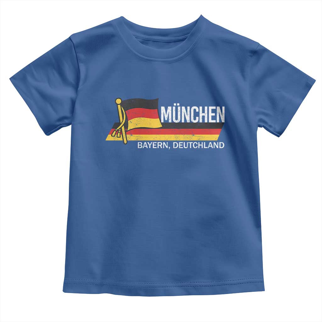 Munchen Bayern German Heritage Pride Germany Flag Toddler T Shirt - Wonder Print Shop