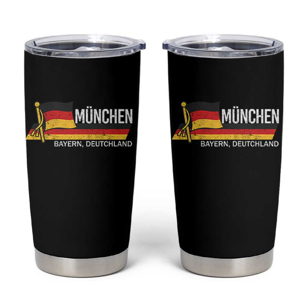 Munchen Bayern German Heritage Pride Germany Flag Tumbler Cup - Wonder Print Shop