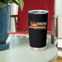 Munchen Bayern German Heritage Pride Germany Flag Tumbler Cup - Wonder Print Shop