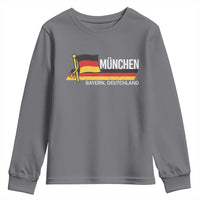 Munchen Bayern German Heritage Pride Germany Flag Youth Sweatshirt - Wonder Print Shop