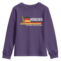 Munchen Bayern German Heritage Pride Germany Flag Youth Sweatshirt - Wonder Print Shop