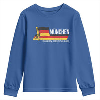 Munchen Bayern German Heritage Pride Germany Flag Youth Sweatshirt - Wonder Print Shop