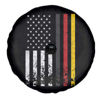 Patriotic Vintage German American Flag Spare Tire Cover Germany Heritage Pride - Wonder Print Shop
