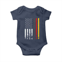 Patriotic Vintage German American Flag Baby Onesie Germany Heritage Pride - Wonder Print Shop