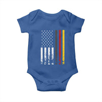 Patriotic Vintage German American Flag Baby Onesie Germany Heritage Pride - Wonder Print Shop