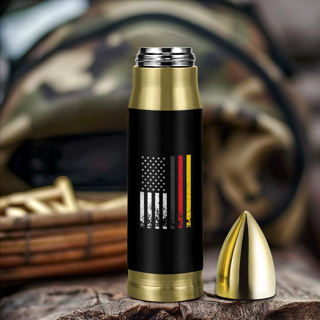 Patriotic Vintage German American Flag Bullet Tumbler Germany Heritage Pride - Wonder Print Shop