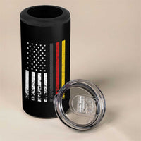 Patriotic Vintage German American Flag 4 in 1 Can Cooler Tumbler Germany Heritage Pride - Wonder Print Shop