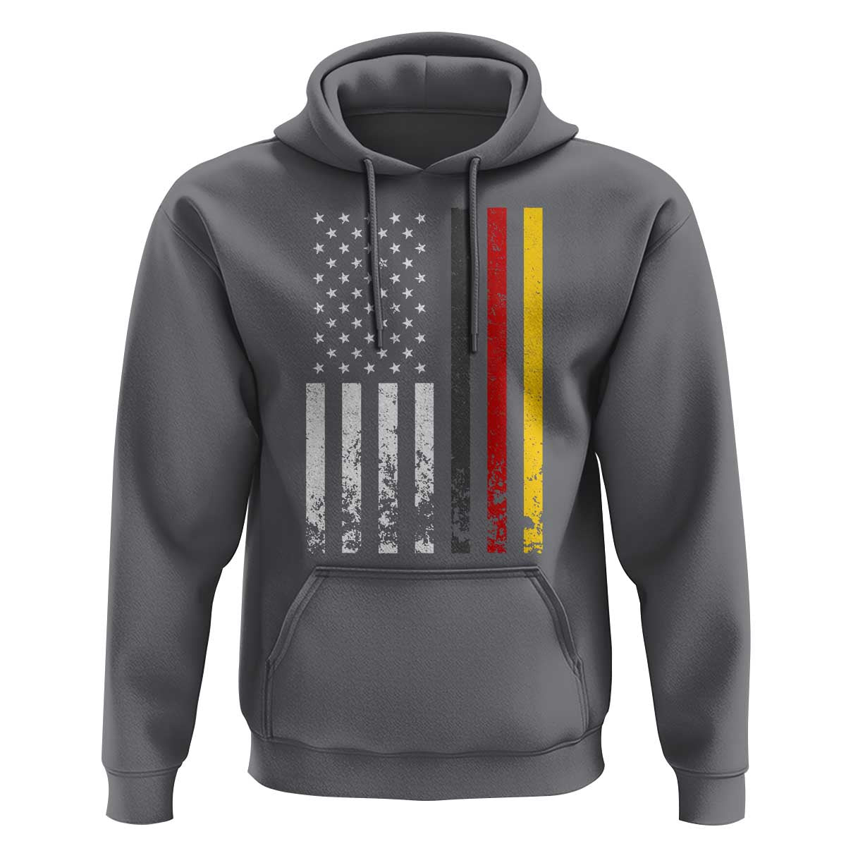 Patriotic Vintage German American Flag Hoodie Germany Heritage Pride - Wonder Print Shop