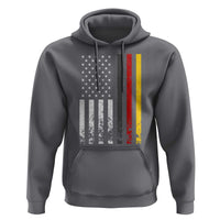 Patriotic Vintage German American Flag Hoodie Germany Heritage Pride - Wonder Print Shop