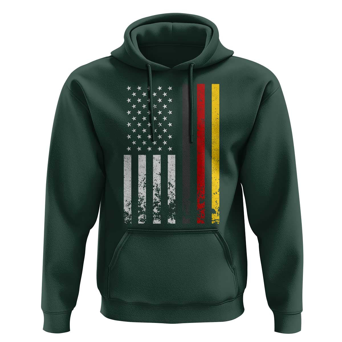 Patriotic Vintage German American Flag Hoodie Germany Heritage Pride - Wonder Print Shop