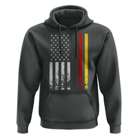 Patriotic Vintage German American Flag Hoodie Germany Heritage Pride - Wonder Print Shop