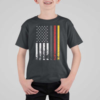 Patriotic Vintage German American Flag T Shirt For Kid Germany Heritage Pride - Wonder Print Shop