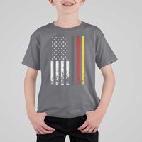 Patriotic Vintage German American Flag T Shirt For Kid Germany Heritage Pride - Wonder Print Shop