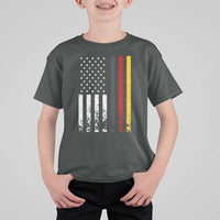 Patriotic Vintage German American Flag T Shirt For Kid Germany Heritage Pride - Wonder Print Shop