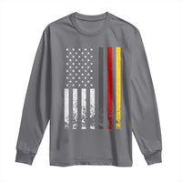 Patriotic Vintage German American Flag Long Sleeve Shirt Germany Heritage Pride - Wonder Print Shop