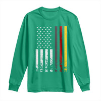 Patriotic Vintage German American Flag Long Sleeve Shirt Germany Heritage Pride - Wonder Print Shop