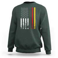 Patriotic Vintage German American Flag Sweatshirt Germany Heritage Pride - Wonder Print Shop