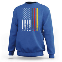 Patriotic Vintage German American Flag Sweatshirt Germany Heritage Pride - Wonder Print Shop