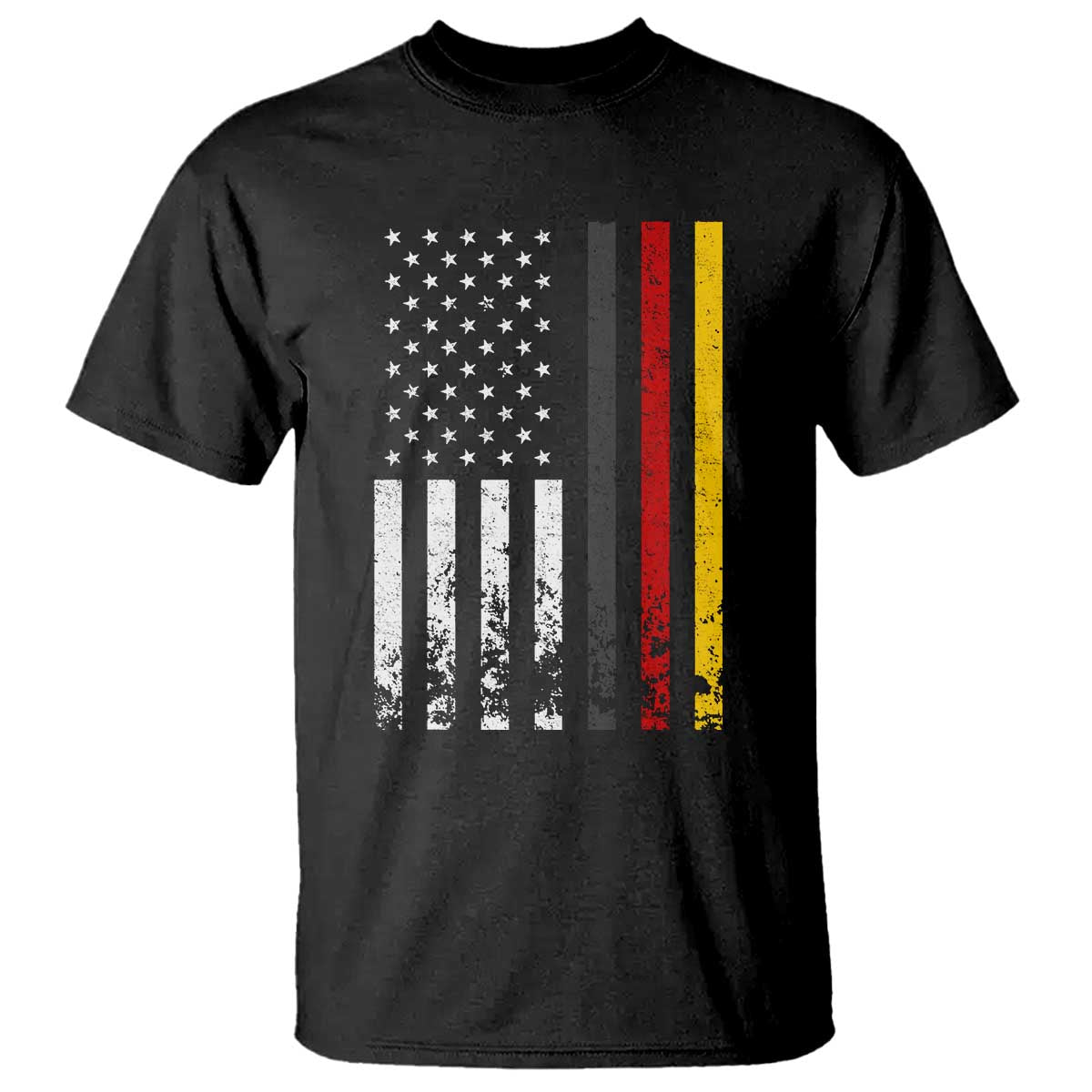Patriotic Vintage German American Flag T Shirt Germany Heritage Pride - Wonder Print Shop