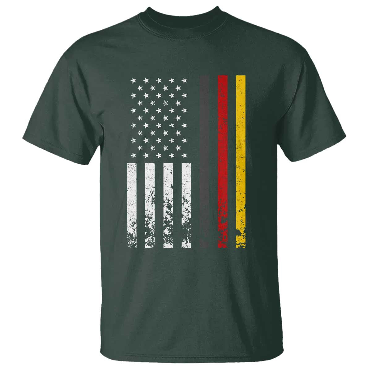 Patriotic Vintage German American Flag T Shirt Germany Heritage Pride - Wonder Print Shop