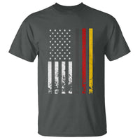 Patriotic Vintage German American Flag T Shirt Germany Heritage Pride - Wonder Print Shop