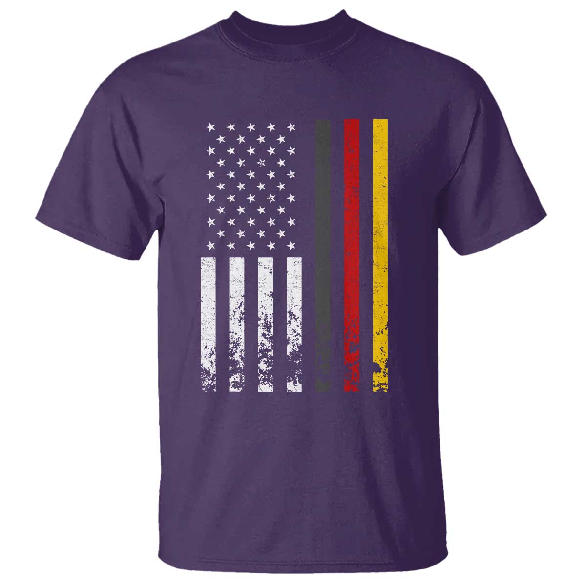 Patriotic Vintage German American Flag T Shirt Germany Heritage Pride - Wonder Print Shop