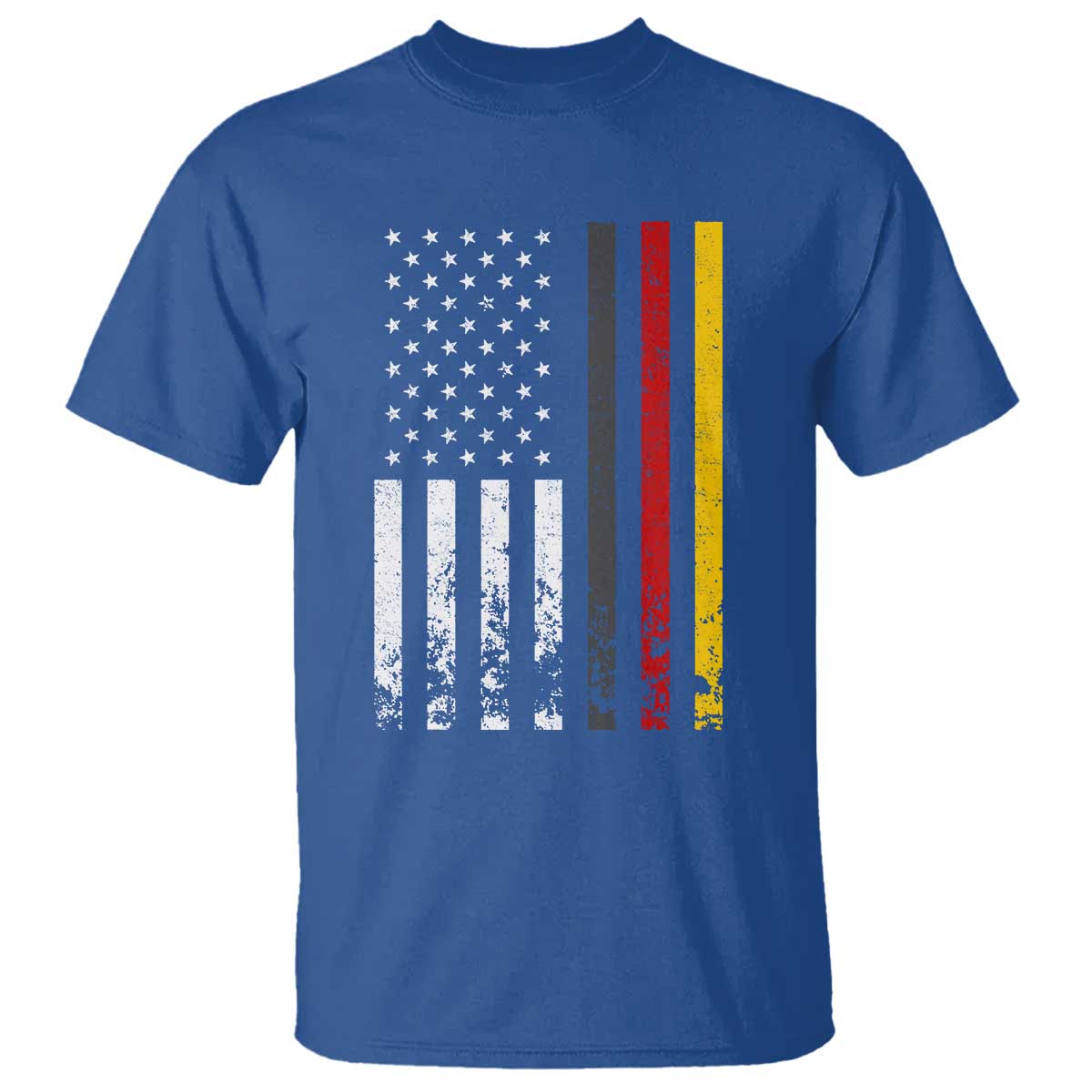 Patriotic Vintage German American Flag T Shirt Germany Heritage Pride - Wonder Print Shop