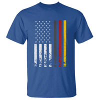 Patriotic Vintage German American Flag T Shirt Germany Heritage Pride - Wonder Print Shop
