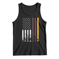 Patriotic Vintage German American Flag Tank Top Germany Heritage Pride - Wonder Print Shop