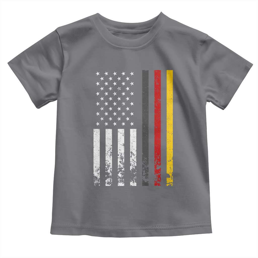 Patriotic Vintage German American Flag Toddler T Shirt Germany Heritage Pride - Wonder Print Shop