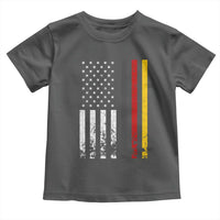 Patriotic Vintage German American Flag Toddler T Shirt Germany Heritage Pride - Wonder Print Shop