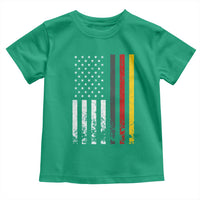 Patriotic Vintage German American Flag Toddler T Shirt Germany Heritage Pride - Wonder Print Shop