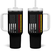 Patriotic Vintage German American Flag Tumbler With Handle Germany Heritage Pride - Wonder Print Shop