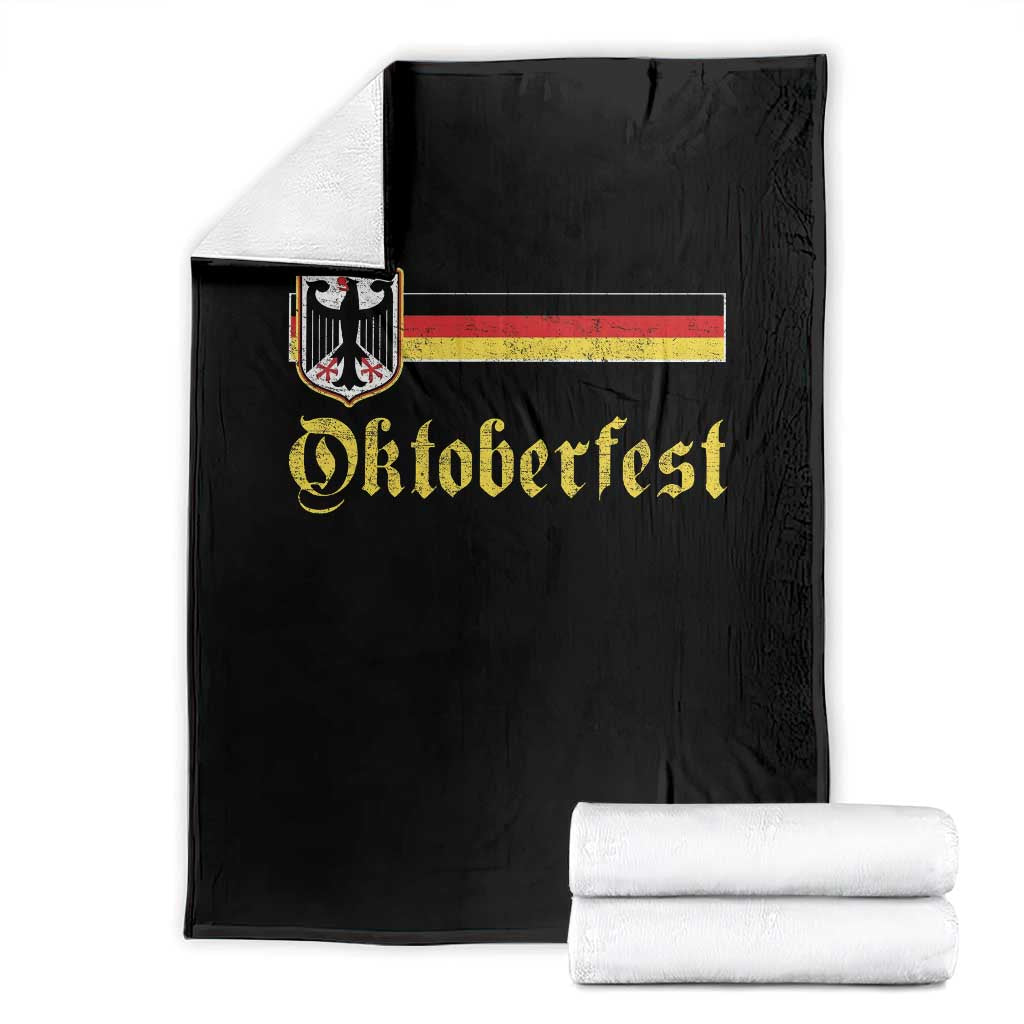 Oktoberfest German Drinking Festival Throw Blanket Bundesadler Coat of Arms - Wonder Print Shop