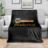Oktoberfest German Drinking Festival Throw Blanket Bundesadler Coat of Arms - Wonder Print Shop