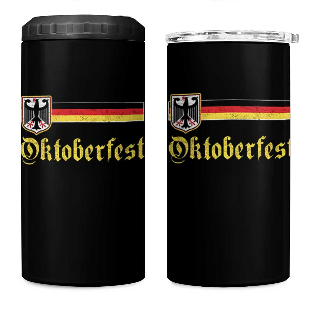 Oktoberfest German Drinking Festival 4 in 1 Can Cooler Tumbler Bundesadler Coat of Arms - Wonder Print Shop