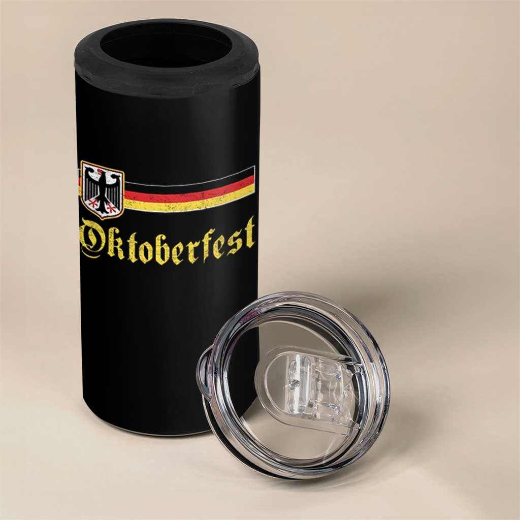 Oktoberfest German Drinking Festival 4 in 1 Can Cooler Tumbler Bundesadler Coat of Arms - Wonder Print Shop