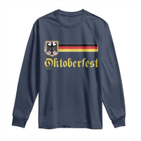 Oktoberfest German Drinking Festival Long Sleeve Shirt Bundesadler Coat of Arms - Wonder Print Shop
