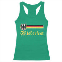 Oktoberfest German Drinking Festival Racerback Tank Top Bundesadler Coat of Arms - Wonder Print Shop