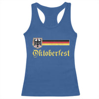 Oktoberfest German Drinking Festival Racerback Tank Top Bundesadler Coat of Arms - Wonder Print Shop