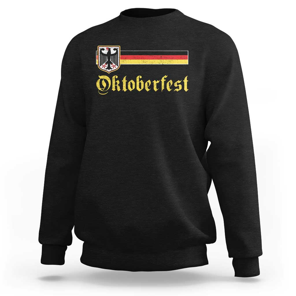 Oktoberfest German Drinking Festival Sweatshirt Bundesadler Coat of Arms - Wonder Print Shop
