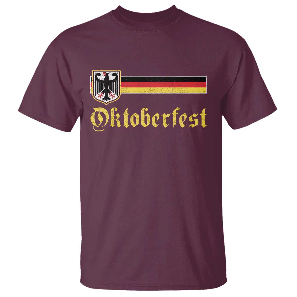 Oktoberfest German Drinking Festival T Shirt Bundesadler Coat of Arms - Wonder Print Shop