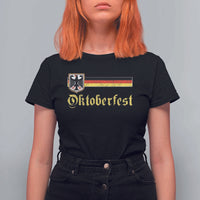 Oktoberfest German Drinking Festival T Shirt For Women Bundesadler Coat of Arms - Wonder Print Shop