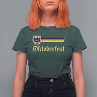 Oktoberfest German Drinking Festival T Shirt For Women Bundesadler Coat of Arms - Wonder Print Shop