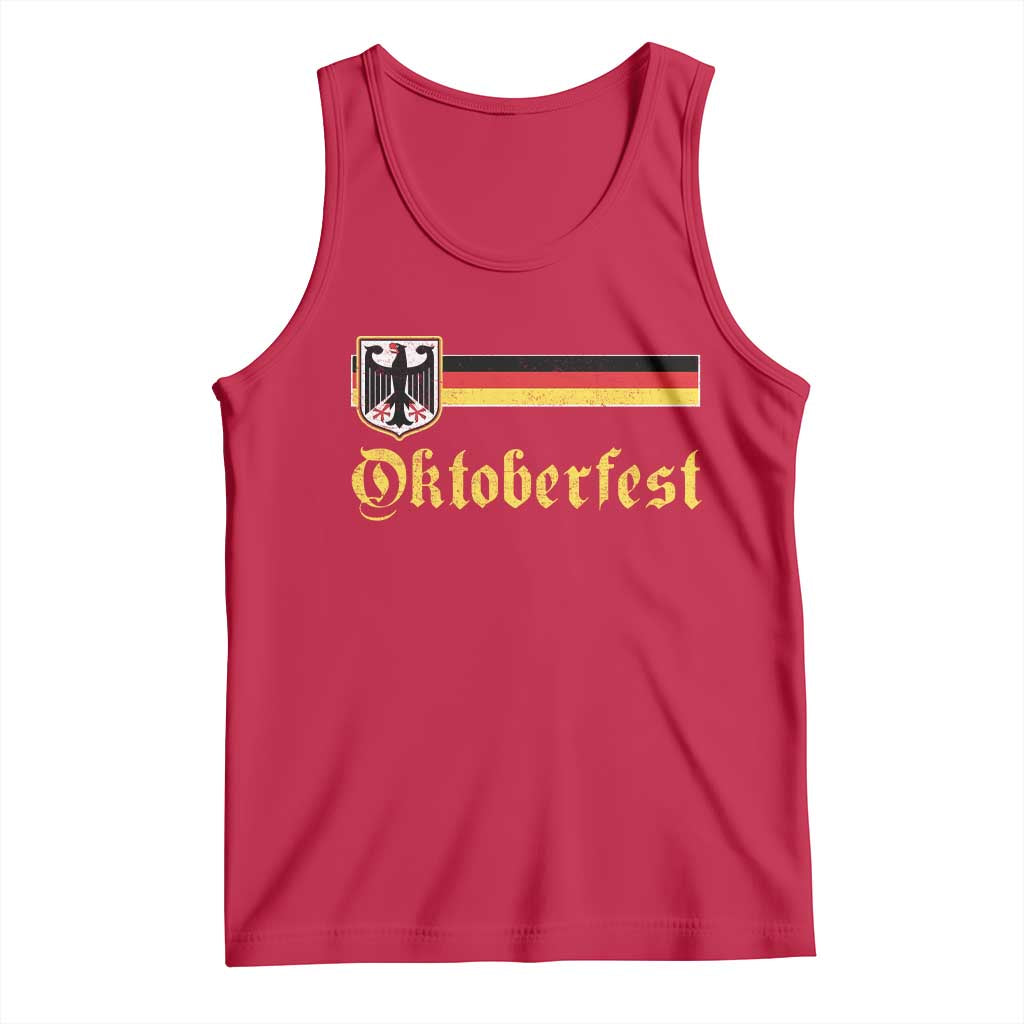 Oktoberfest German Drinking Festival Tank Top Bundesadler Coat of Arms - Wonder Print Shop