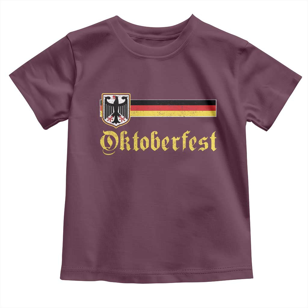 Oktoberfest German Drinking Festival Toddler T Shirt Bundesadler Coat of Arms - Wonder Print Shop