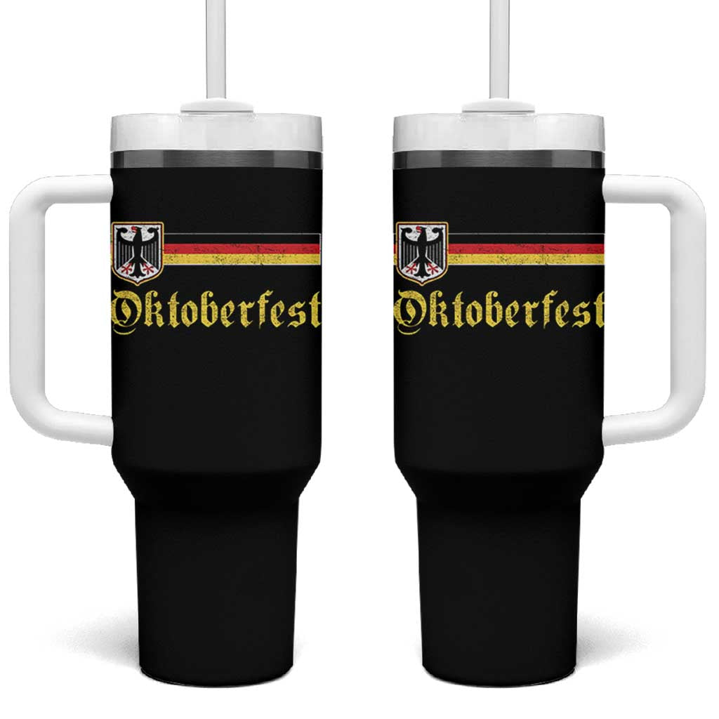 Oktoberfest German Drinking Festival Tumbler With Handle Bundesadler Coat of Arms - Wonder Print Shop