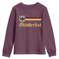 Oktoberfest German Drinking Festival Youth Sweatshirt Bundesadler Coat of Arms - Wonder Print Shop