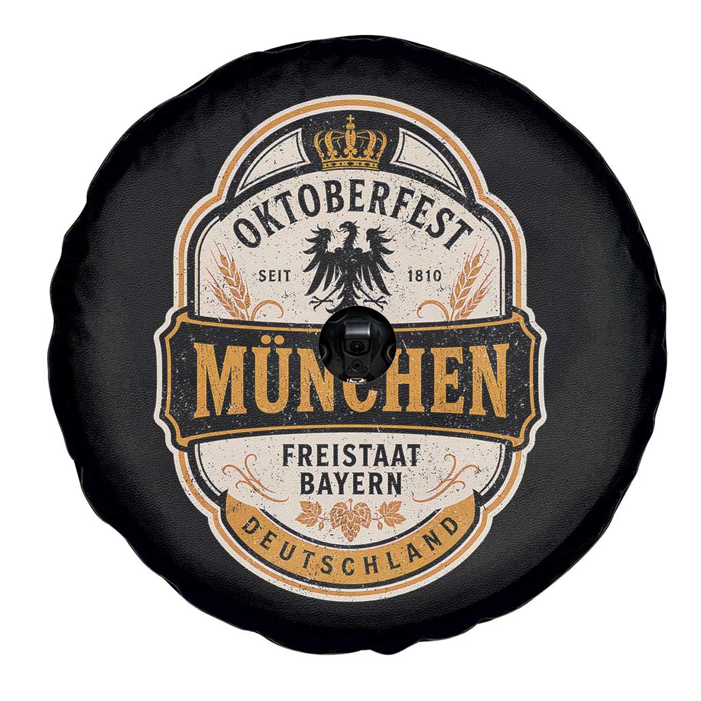 Oktoberfest Munchen Deutschland German Beer Festival Spare Tire Cover Freistaat Bayern Heraldic Eagle